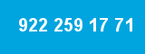 922 259 17 71 922 259 17 71